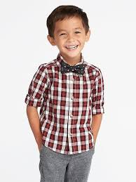 Old Navy Plaid Dress Shirt Bow Tie Set For Toddler Boys Plaid Dress Shirt Toddler Shirts Boy Boys Long Sleeve