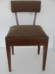 Vintage Mid Century Modern Singer Sewing Chair W Storage Chair Sewing Chair Mid Century Modern Furniture