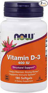 Try now & save up to $2! Amazon Com Now Foods Vitamin D 3 400 Iu Softgels 2 Pk 180 Count Pack Of 2 Health Personal Care