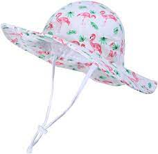 Amazon Com Baby Sun Hat Toddler Summer Baby Girls Hats Kids Beach Hat Upf 50 Wide Brim Bucket Hat For Boys Girls Cu Baby Sun Hat Baby Girl Hats Girl With Hat