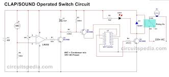 Clap Operated Switch Circuit Diagram Jpg 1225 566 Circuit Diagram Diagram Circuit