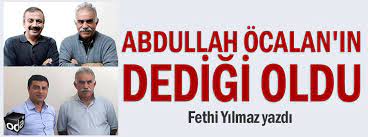 Jun 11, 2021 · hakkındaki kck soruşturması nedeniyle cezaevinde bulunduğu sırada pkk lideri abdullah öcalan'a uygulanan tecritin kaldırılması için açlık grevi yaptı. Abdullah Ocalan In Dedigi Oldu