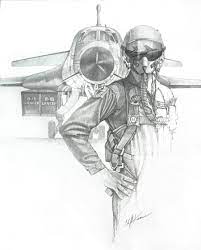 B1 Lancer Bomber Pilot Drawing Sold Original Is 24 X 16 Airplane Art Aircraft Art Military Drawings