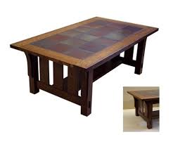 Tile coffee, console, sofa & end tables : Handmade Tile Top Coffee Table By Rb Woodworking Custommade Com