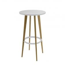 table haute ronde blanche et bois design harry s table de bar ronde table haute ronde table bar