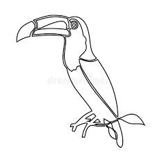 Toucan coloring pages will introduce children to an unusual bird that lives in tropical forests, a distant relative of the woodpecker. Toucan Coloring Book Stock Illustrations 257 Toucan Coloring Book Stock Illustrations Vectors Clipart Dreamstime