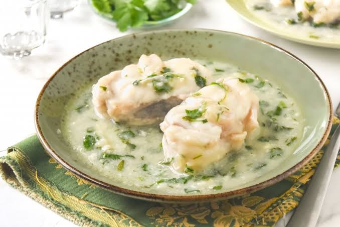 Monkfish in Green Sauce
