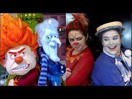 Heat And Snow Miser Halloween Costume Diy Youtube Heat miser blushed a dark red blush and stammered profusely before another portal opened up underneath jude. heat and snow miser halloween costume diy