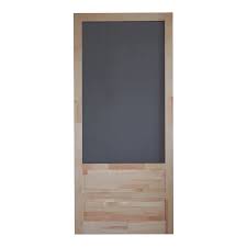 The chesapeake screen door creates the perfect entryway for the most active members of your family. Screen Tight Hampton 36 In X 80 In Wood Wood Frame Hinged Decorative Screen Door In The Screen Doors Department At Lowes Com