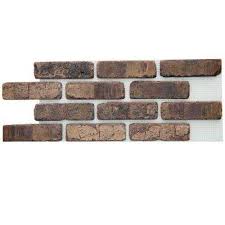 brickwebb cafe mocha thin brick sheets flats box of 5 sheets 28 in x 10 5 in 8 7 sq ft