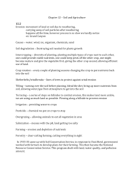 ➥chapter 9 and 10 soil is rich in humus and partially decayed leaves deciduous forest soil soil that has a substantial (large) organic layer; Chapter 12 Soil And Agriculture 12 2 Erosion
