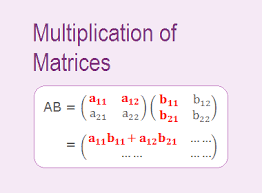 Multiplication Of Matrices Multiplication Matrix Multiplication Matrix