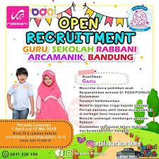 Kos antapani, masuk mobil, bebas banjir, dalam kota bandung. Lowongan Kerja Guru Sekolah Rabbani Arcamanik Bandung April 2019 Info Loker Bandung 2021