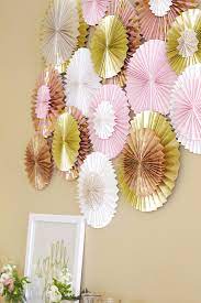 Paper Fan Paper Rosette Diy Dash Of Grace Paper Fan Decorations Paper Rosettes Paper Fans