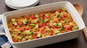 Cheesy Chicken Tortilla Casserole Recipe Recipes Food Chicken Tortilla Casserole