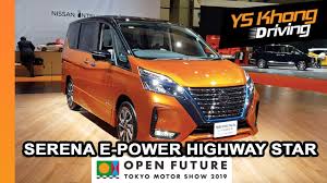 Harga nissan serena 2021 mulai dari rp 465,15 juta. Tokyo Motor Show 2019 Nissan Serena E Power Highway Star Review Hybrid Handsome Luxurious Youtube