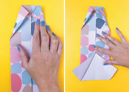 A brad holds the tie in place on this folded paper shirt and looks like a knot in the top. 5 Minute Diy Origami Shirt Card For Father S Day Club Crafted