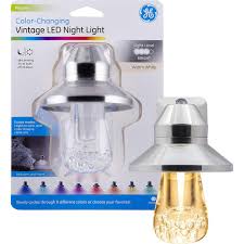 Ge Automatic Color Changing Led Vintage Night Light 39158 The Home Depot