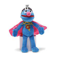 Gund Sesame Street Super Grover Beanbag 7 Plush Brand New Elmo Plush Sesame Street Plush