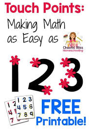 Touch Points Making Math As Easy As 1 2 3 Free Printable