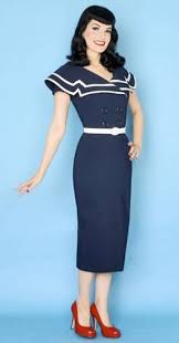 Check spelling or type a new query. Bettie Page Captain Dress In Navy Retro Vintage Dresses