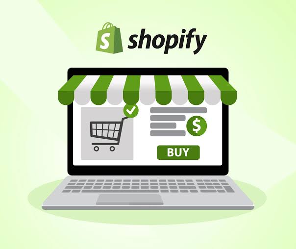 Shopify store dashboard