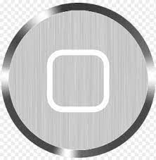 White Home Button Icon Home Button Iphone Icon Png Free Png Images Toppng