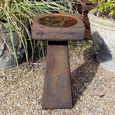 Stone Bird Bath Bowl Only Uk Stone Bird Bath With Aged Bronze Effect Finish Stone Bird Baths Bird Bath Garden Stone