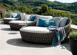 The most common outdoor daybed material is cotton. Tribu Tosca Garden Day Bed Tribu Outdoor Furniture At Go Modern