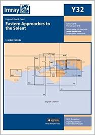 imray chart y32 eastern approach to the solent y series