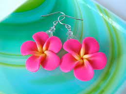 Sale Yellow Plumeria Earrings Hawaii Flower Earrings Etsy Hawaiian Jewelry Etsy Earrings Plumeria