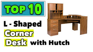 Best Home Office L Shaped Corner Desk With Hutch Modern L Shaped Desk With Storage And Drawers Youtube
