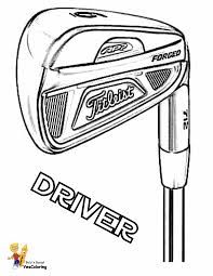 Print Out This Smooth Titleist Driver Golf Coloring Picture Whoa Tell Other Coloring Kids Your Eyeballs F Golf Clubs Golf Clubs For Sale Vintage Golf Clubs
