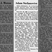 Obituary for Adam Stefanowicz (Aged 54)