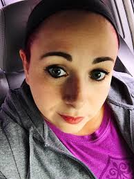 Simple makeup look with mascara and lip gloss