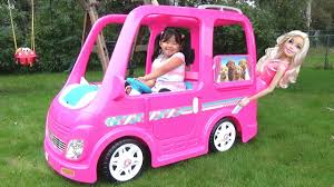 Easily assembled with no tools required, it grows with your toddler as it has a weight capacity of 60 pounds. hitop kids mermaid splash play mat at. Kid Buys A Giant Barbie Dream Camper Van Vehicle Ride On Power Wheel Youtube