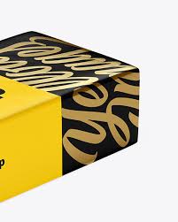 Download Glossy Butter Block Mockup In Packaging Mockups On Yellow Images Object Mockups PSD Mockup Templates