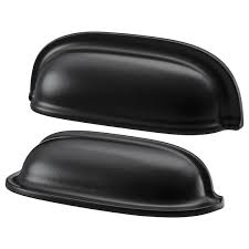 Leather drawer handles cabinet cupboard. Eneryda Cup Cabinet Pull Black 3 1 2 Ikea