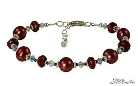 Ruby Moonstone Pearl Gemstone Bracelet Gemstones Pearl Gemstone Beaded Jewelry