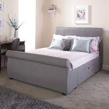 Home Loft Concept Georgia Upholstered Storage Sleigh Bed Reviews Wayfair Uk Modern Bed Frame Grey Double Bed Frame Fabric Upholstered Bed