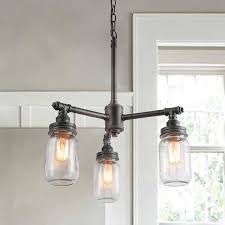 Mason Jar Pendant 3 Lights Lnc Home