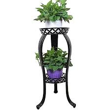 Amazon Com Fox Fern Multi Tiered Plant Stands Set Of 3 8 10 12 Acacia Wood Excluding Plan In 2020 Decorated Flower Pots Plant Shelves Plant Stand Indoor