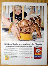 1957 St Bernard Puppy Douglas Crockwell Art Friskies Original Etsy St Bernard Puppy St Bernard Puppies