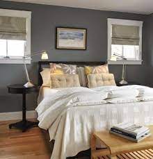احدث صور وإشكال لديكورات دهانات الحوائط لغرف النوم باللون الرمادي الرصاصي gray bedroom walls bedroom color schemes grey colour scheme bedroom