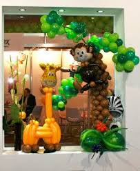 Jungle Balloon Ideas By Sue Bowler Balloon Decorations Jungle Balloons Balloons