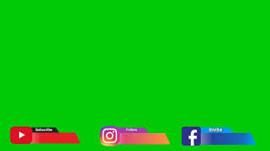 New Templet Green Screen Sosmed 2019 Youtube Instagram Facebook In 2021 First Youtube Video Ideas Greenscreen Instagram