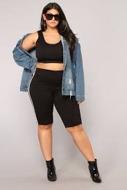 Black Biker Shorts Outfit Summer Tennis Champ Lounge Biker Shorts Black Shorts Outfits Women Plus Size Fashion Womens Linen Clothing