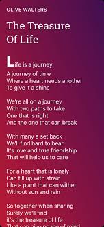 The Treasure Of Life Poem By Olive Walters Poem Hunter Poems Poems About Life Life