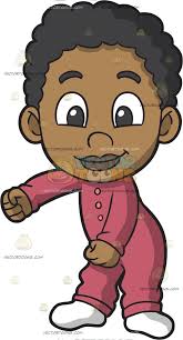 Black Baby Boy Doing The Floss Dance Curly Hair Cartoon Black Baby Boys Cartoon Hair