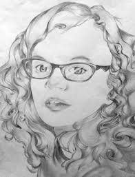 Black And White Self Portrait Drawing Graphite Self Portrait Grade 10 Examples Of Art Student Art Portrait